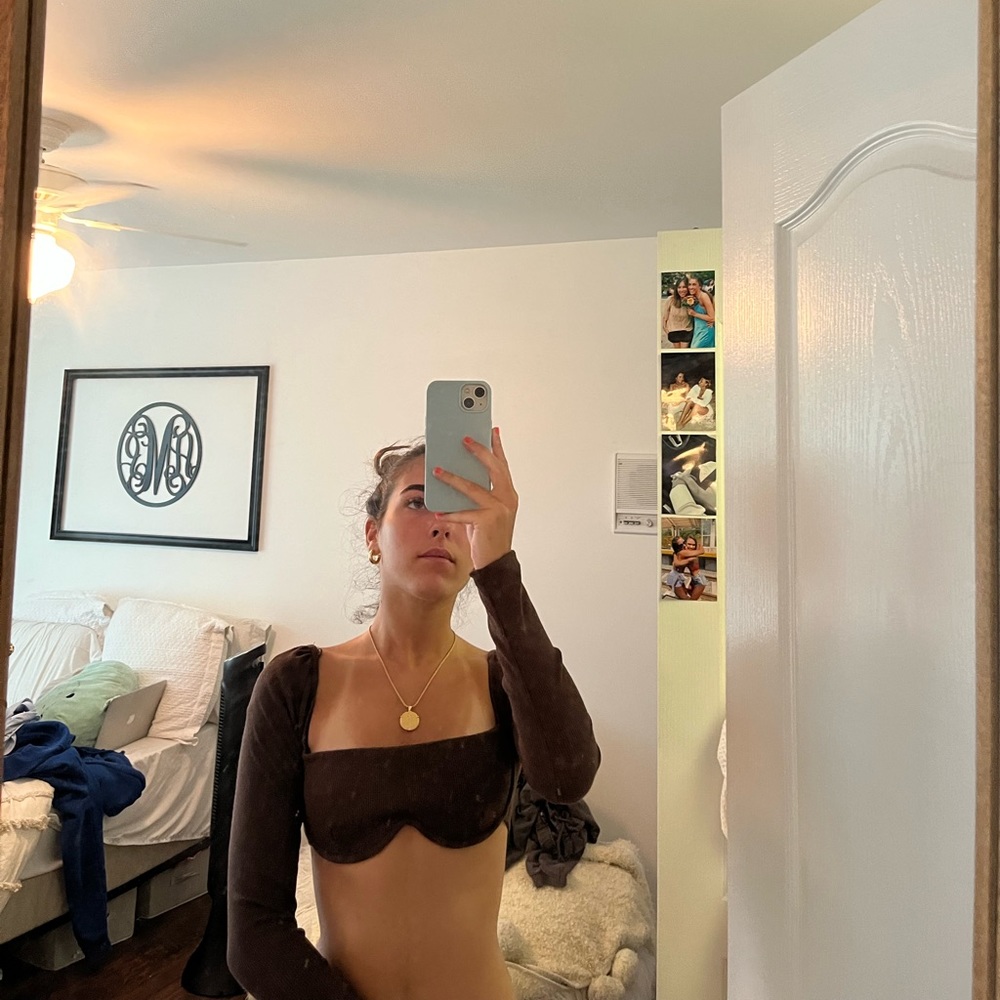 Brown princess Polly top worn once